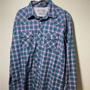 Vintage wrangler flannel